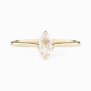 Alice Ring, Oval Rose Cut Diamond