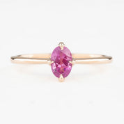 Alice Ring, 0.60ct Pink Sapphire
