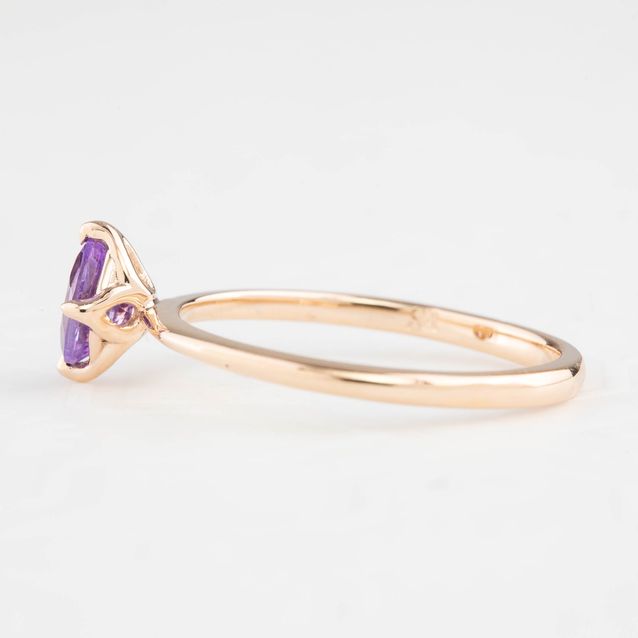Alice Ring, 0.60ct Purple Sapphire
