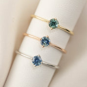 Alice Ring, 0.30ct Montana Sapphire