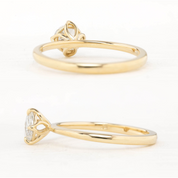 Alice Round Rose Cut Diamond Ring