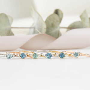 Sofia Ring, 0.30ct Montana Sapphire of your choice