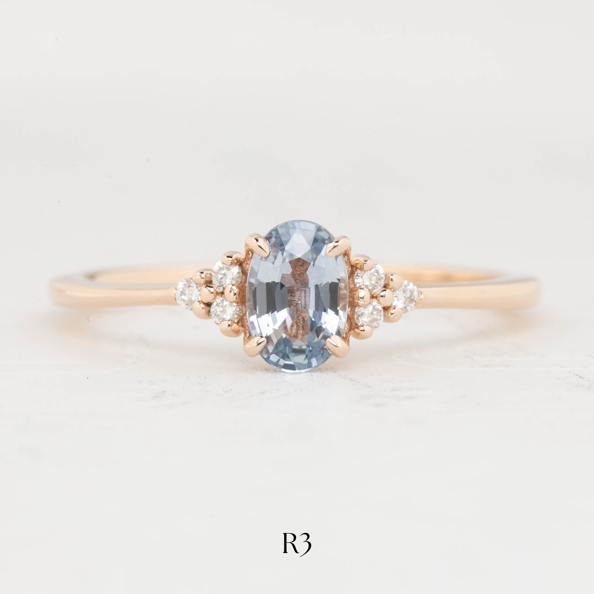 Teresa Ring, 0.50ct Blue Madagascar Sapphire