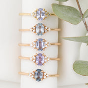 Teresa Ring, 0.50ct Blue Madagascar Sapphire