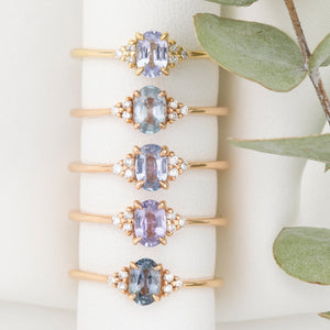 Teresa Ring, 0.50ct Blue Madagascar Sapphire