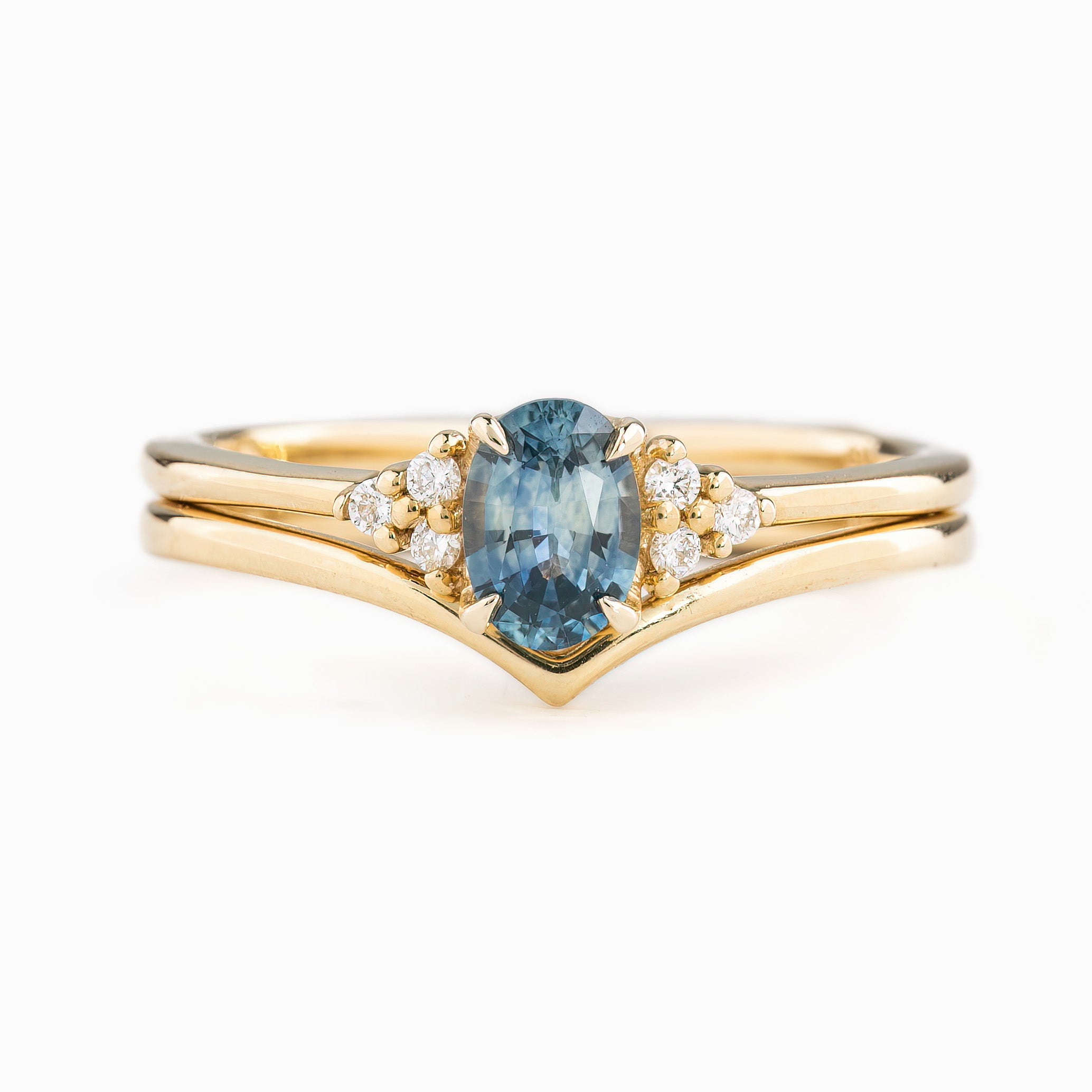Teresa Ring, 0.60ct Montana Sapphire