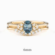 Teresa Ring, 0.60ct Montana Sapphire