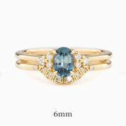 Teresa Ring, 0.60ct Montana Sapphire