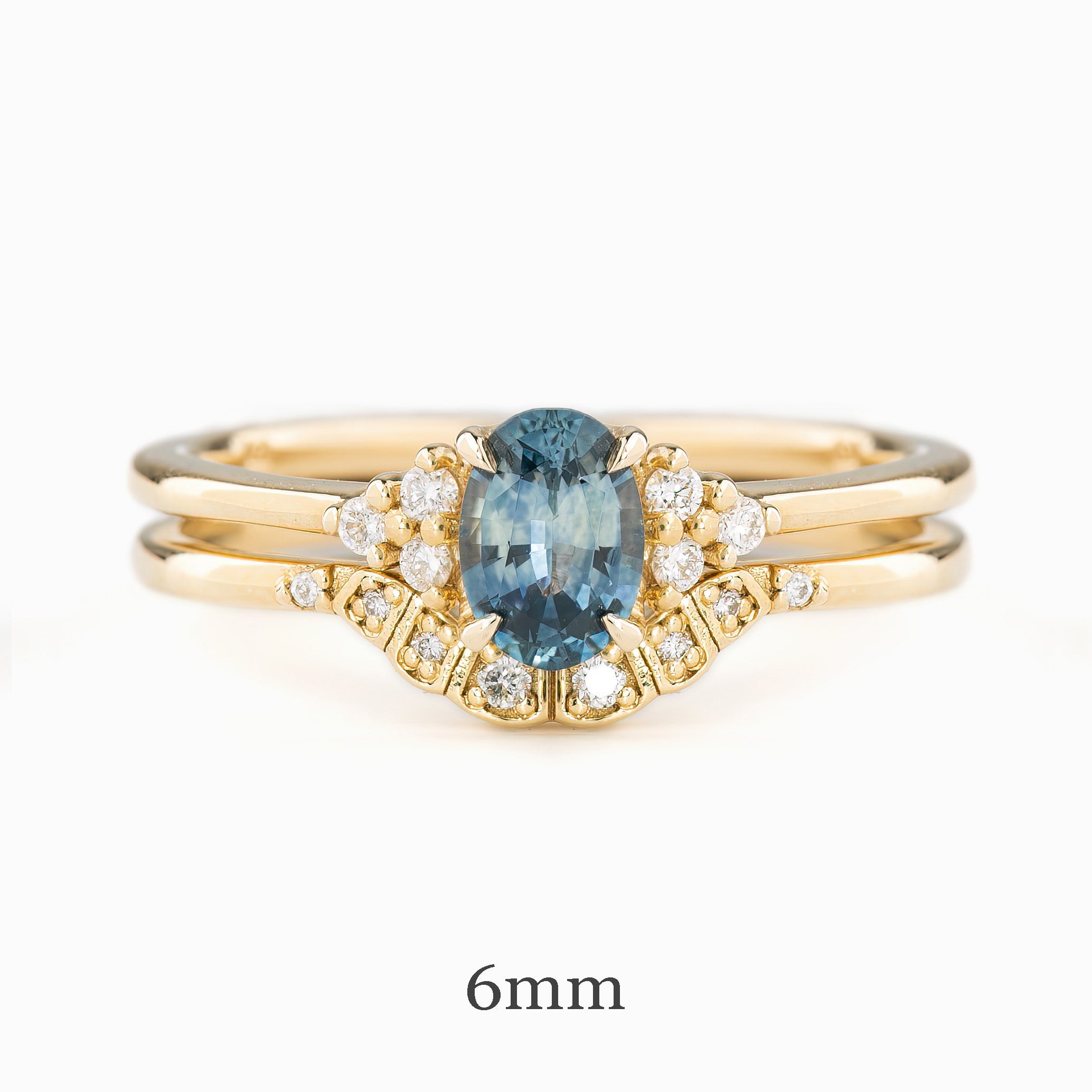 Teresa Ring, 0.60ct Montana Sapphire
