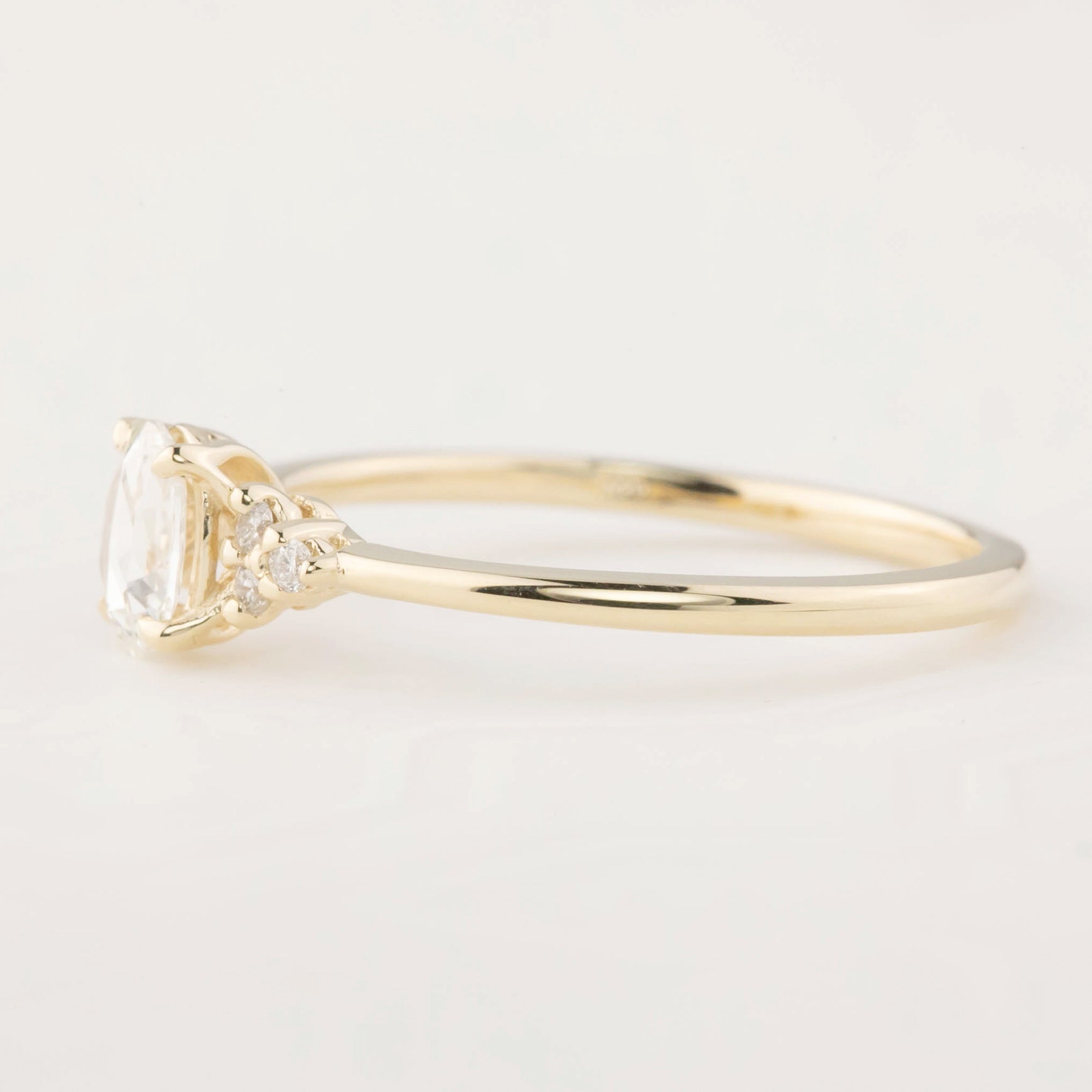 Teresa Ring, Oval Rose Cut Diamond