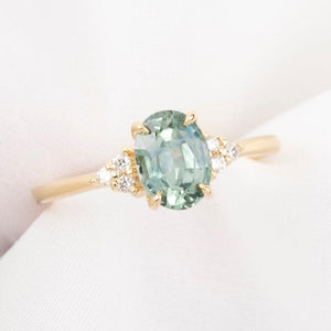 Teresa Ring, 1.88ct Montana Sapphire, oval shape gemstone
