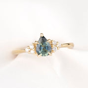 Teresa Ring, 0.70ct Blue Montana Sapphire