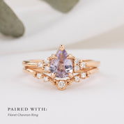 Teresa Ring, 1.05ct Purple Madagascar Sapphire