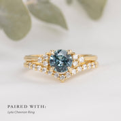 Teresa Ring, 0.90ct Blue Montana Sapphire