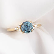 Teresa Ring Blue Montana Sapphire, 14k Yellow Gold (One of a kind)