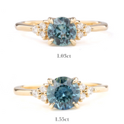 Teresa Ring Blue Montana Sapphire, 14k Yellow Gold (One of a kind)