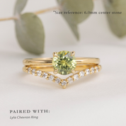 Sara Ring, 1.06ct Light Blue Green Montana Sapphire