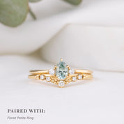 Emilie Ring, 0.45ct Montana Sapphire