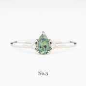 【即日配送】エミリーリング ・0.55ct・加熱モンタナ産ブルーサファイア・K14YG