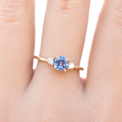 Emilie Ring, 0.70ct Ceylon Sapphire