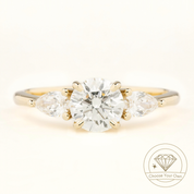 Olivia Ring, Round Brilliant Cut Diamond