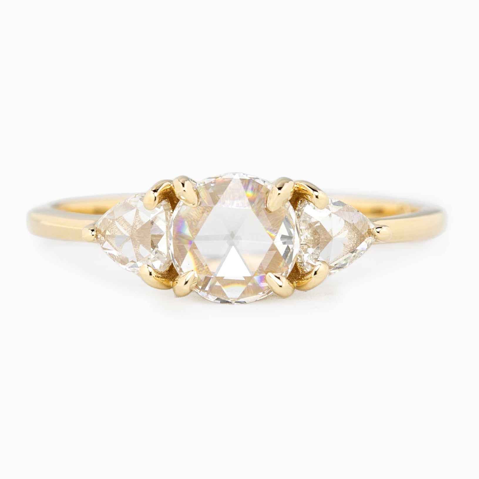 Madison Ring, Round Rose Cut Diamond