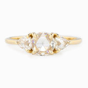 Madison Ring, Round Rose Cut Diamond