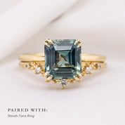 Athena Setting (Emerald/Radiant cut)