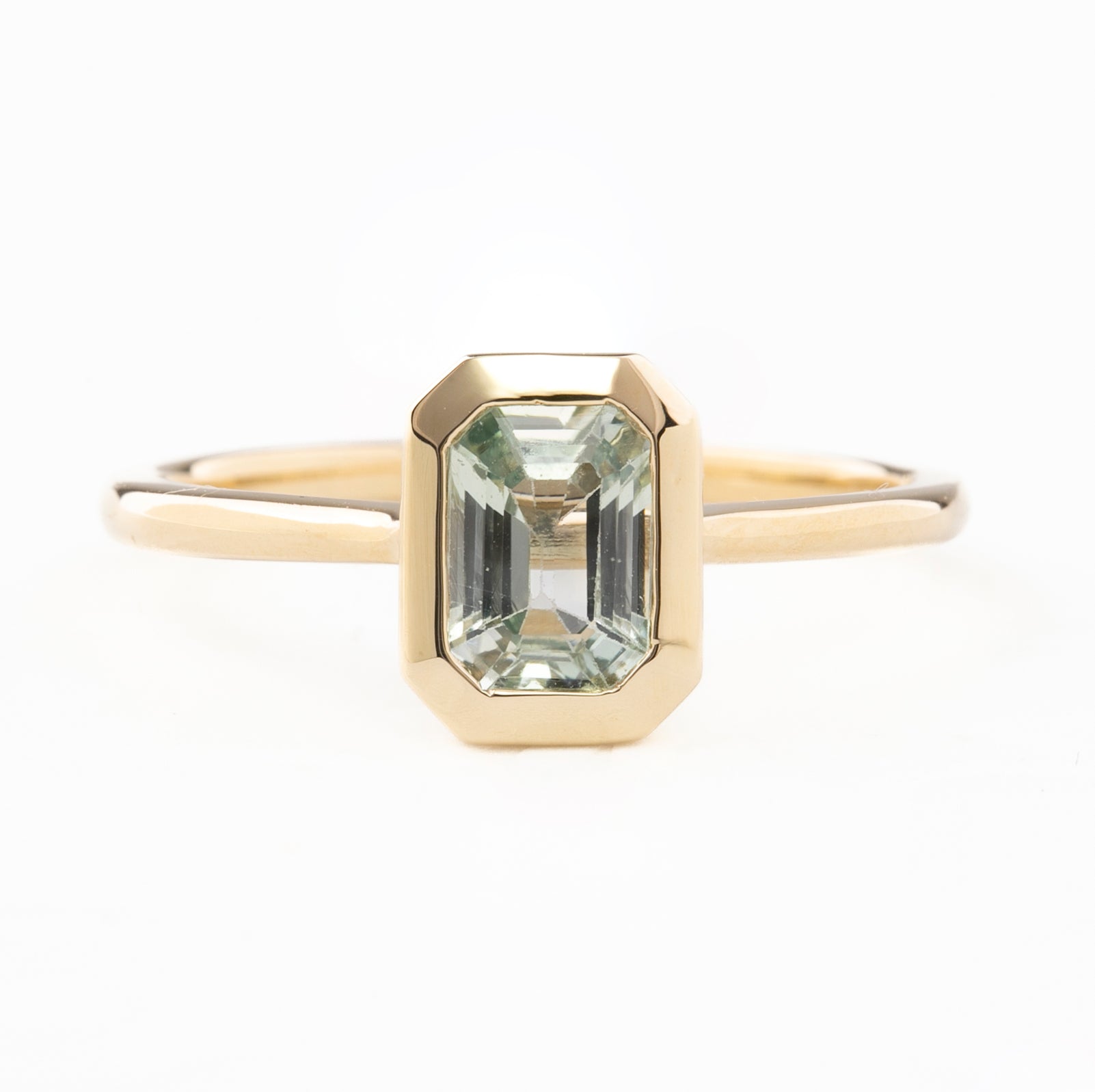 Riley Ring, 0.94ct Light Blue Madagascar Sapphire
