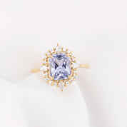 Brianna Ring, 2.92ct Lavender Blue Ceylon Sapphire