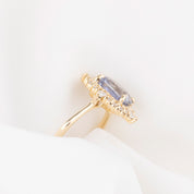 Brianna Ring, 2.92ct Lavender Blue Ceylon Sapphire