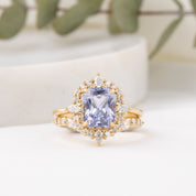Brianna Ring, 2.92ct Lavender Blue Ceylon Sapphire