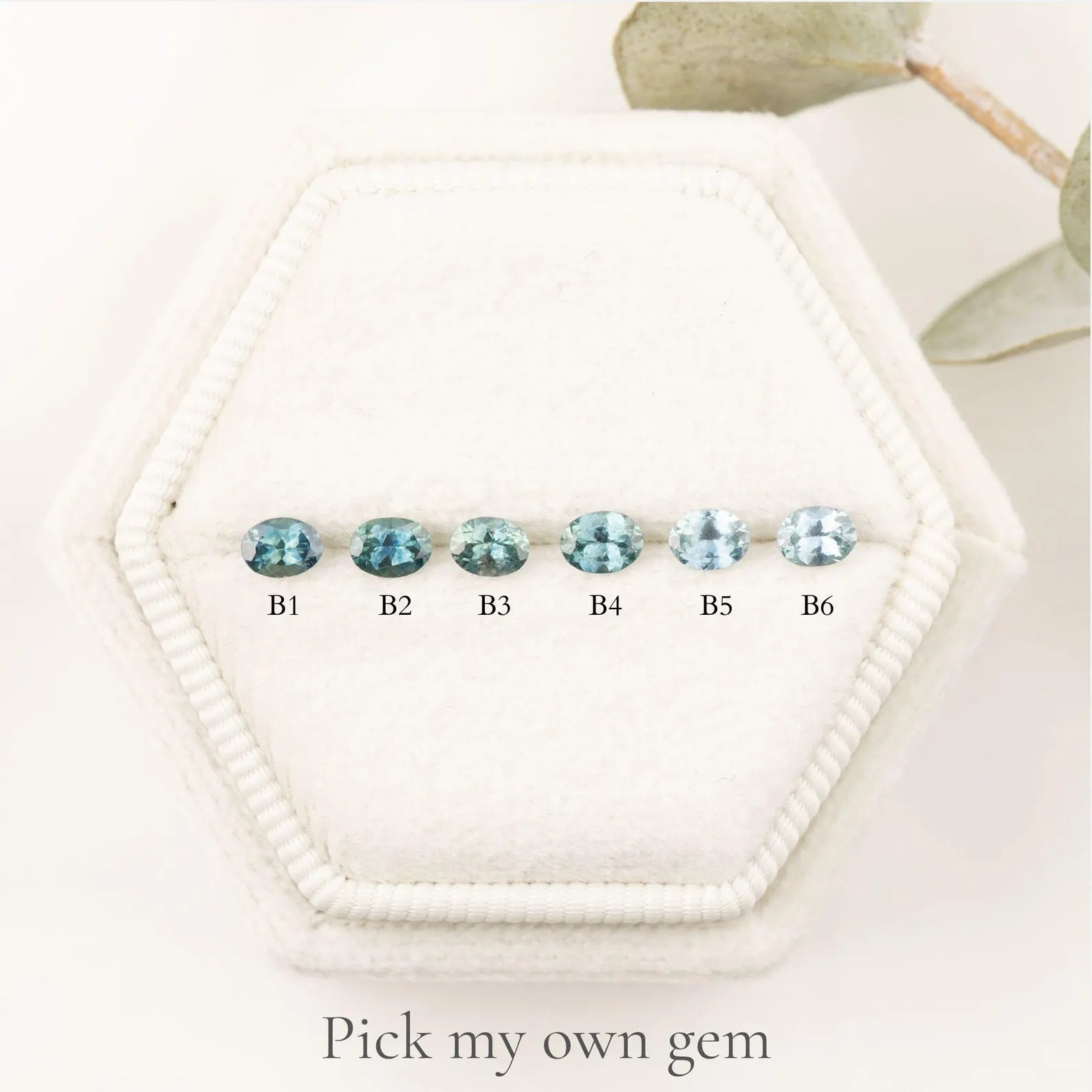 Three-Stone Bracelet, Unheated Madagascar Sapphire