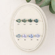 0.30ct Calibrated Pear Unheated Sapphires (5x4mm) CS128