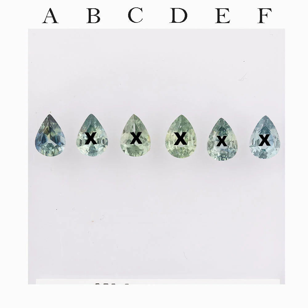 0.75ct Calibrated Pear Montana Sapphire (7x5mm) CS252