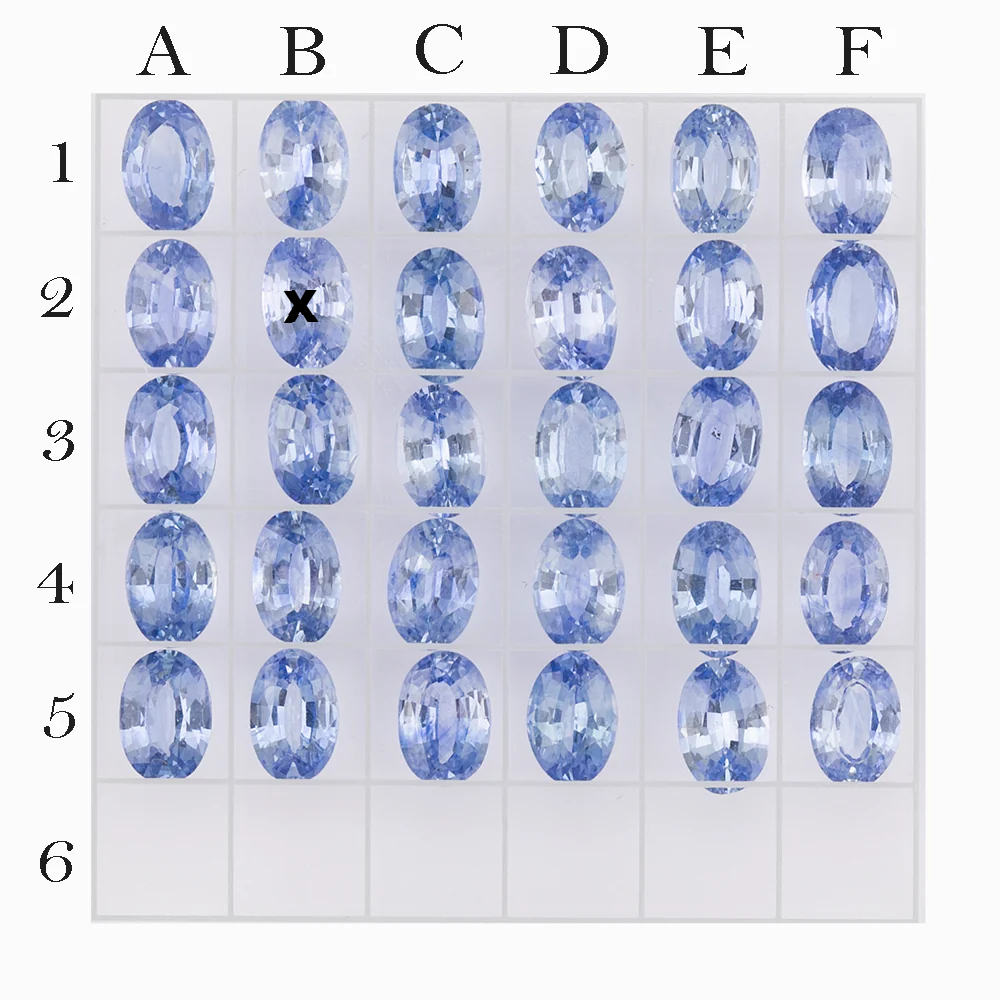 0.55ct Calibrated Oval Ceylon Sapphire (6x4mm)
