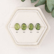 0.70ct Calibrated Oval Green Sapphire (7x5mm)