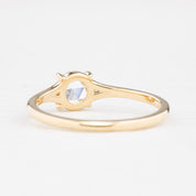 Kylie Ring, 0.50ct Round Rose Cut Diamond, 14k Yellow Gold (One of a kind)