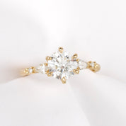 Estel Fleur Petal Ring, 1.31ct Lab Diamond | IGI Certified