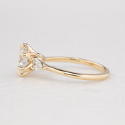 Claire Ring, IGI Certified 1.33ct Lab Diamond, 14k Yellow Gold (One of a kind)