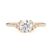 Teresa Ring, 1ct/1.32ct Lab Diamond, 14k Yellow Gold (One of a kind)