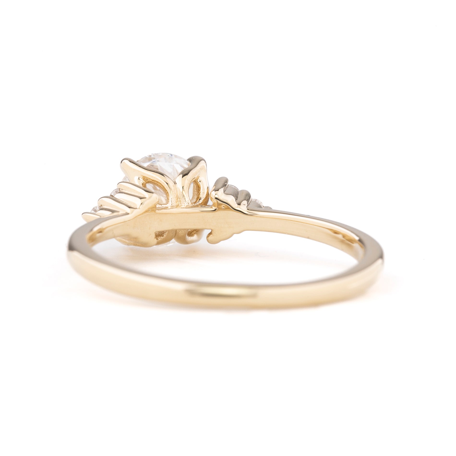 Teresa Ring, 1ct/1.32ct Lab Diamond, 14k Yellow Gold (One of a kind)