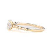 Wisteria Ring 0.70ct Lab Diamond, 14k Yellow Gold (One of a kind)