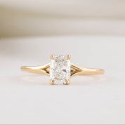 Kylie Ring, 1.00ct Cushion Lab Diamond