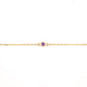 Dahlia Birthstone Bracelet