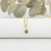 Dahlia Montana Sapphire Necklace