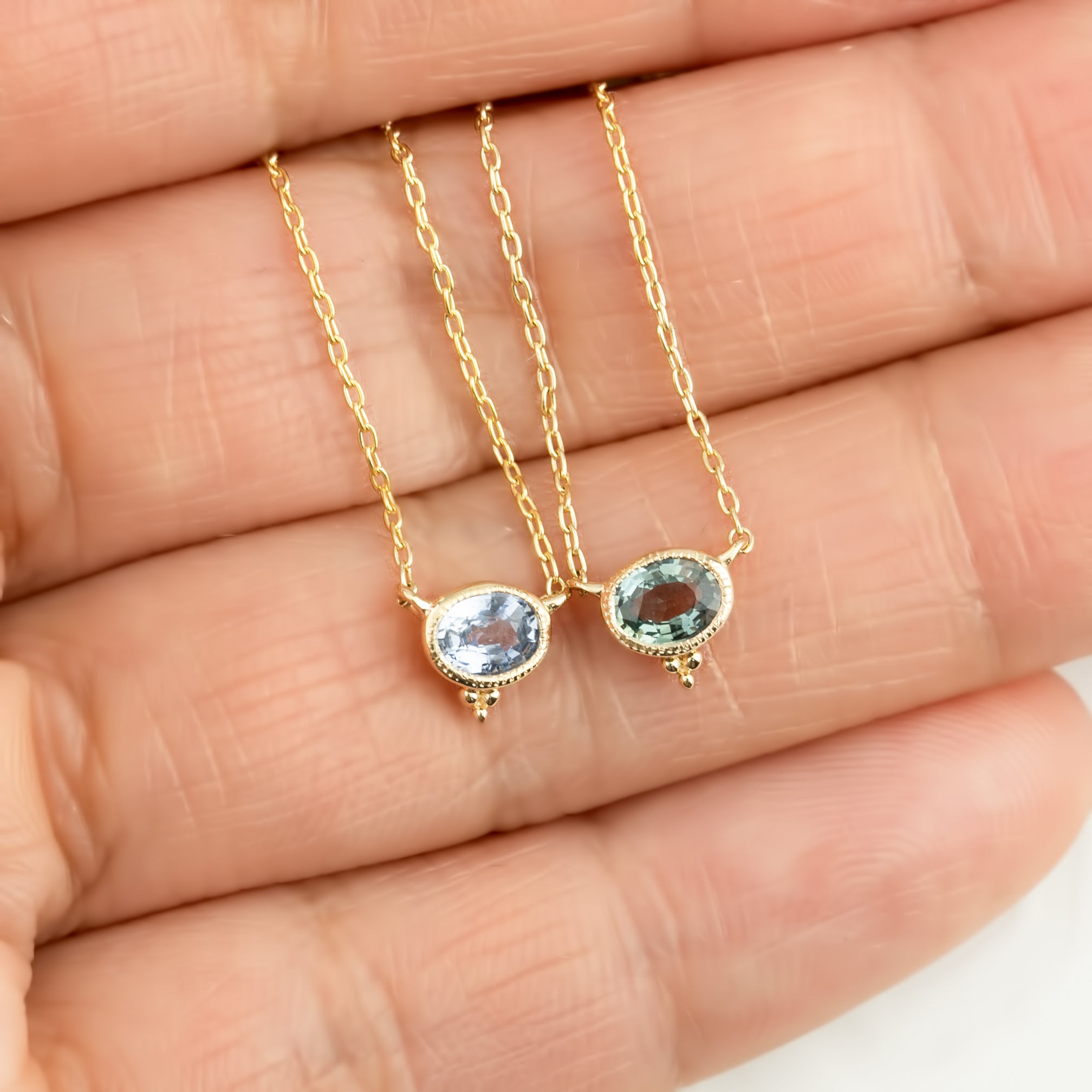 Iris Necklace Setting (Oval 4.5mm)