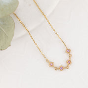 Birthstone Multi Star Diamond Necklace