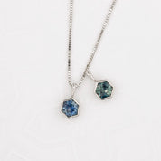 Patia Charm Necklace Hexagon Setting