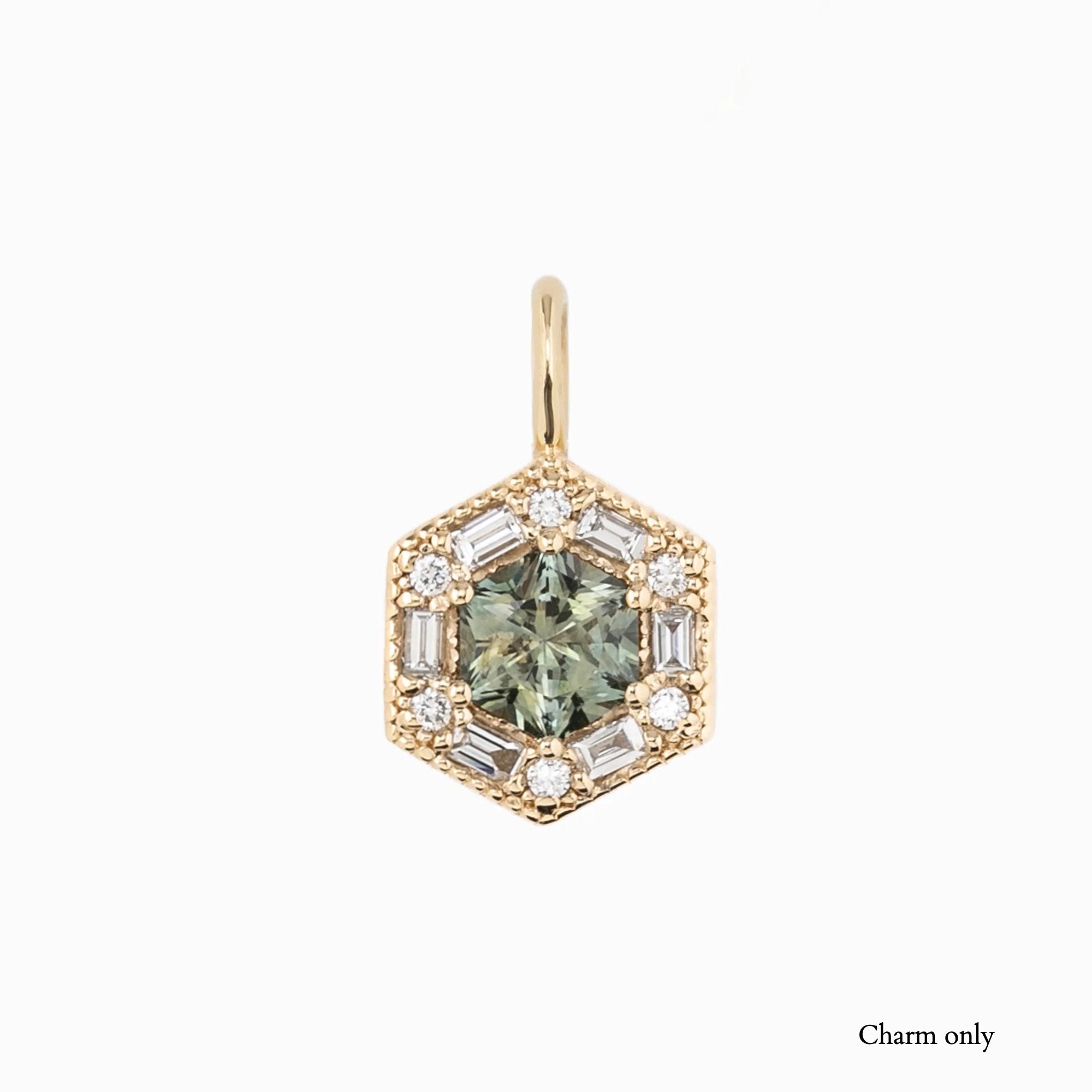 Lila Hexagon Necklace Setting